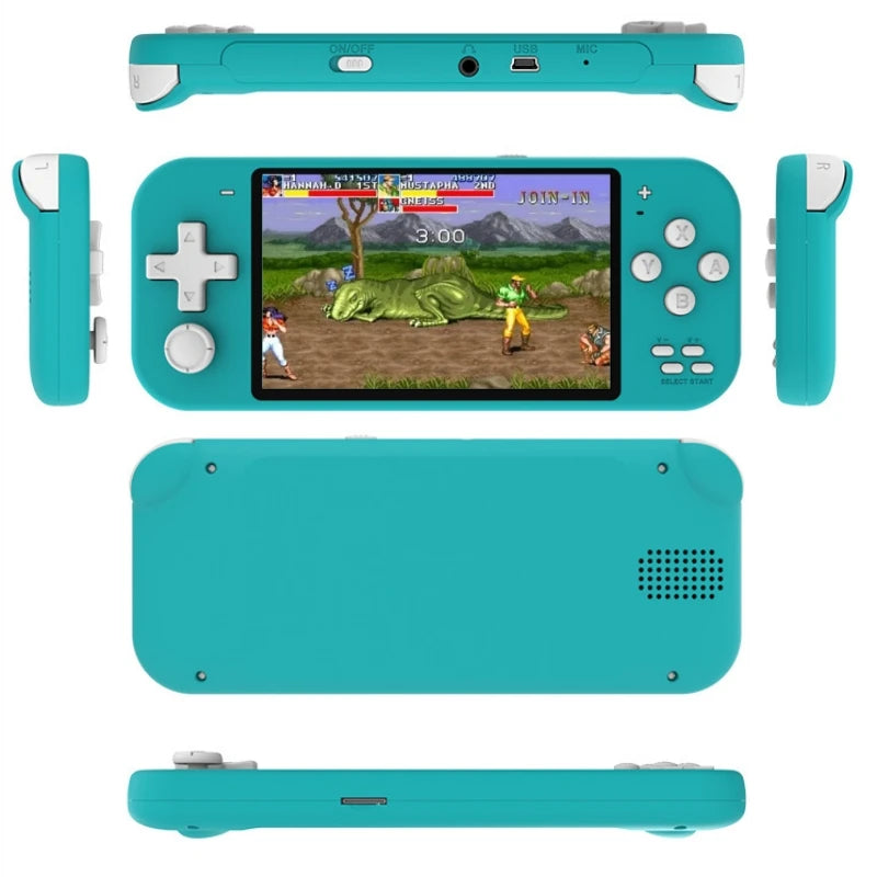 Fashion Mini Portable Game Console With Games 4.3 Inch HD Screen 8GB 32GB Thousands Free Games X20 Mini Video Game Machine