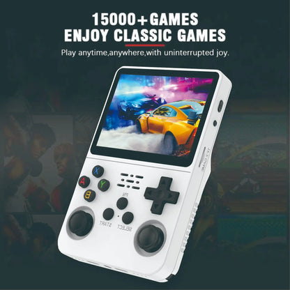 R36S Retro Handheld Game Console, Linux System, 3.5" IPS Screen, 128GB, Portable Gift