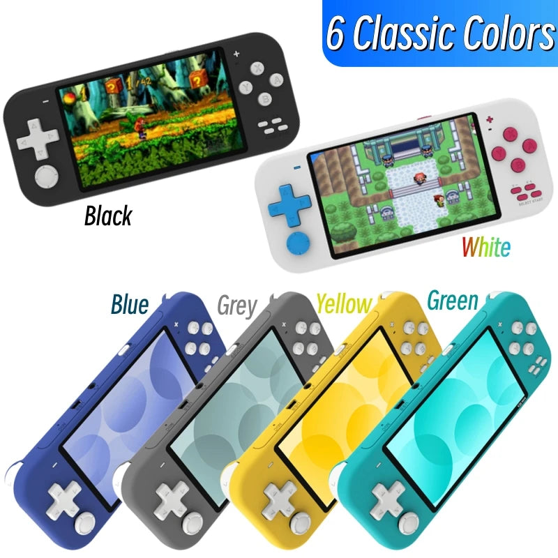 Fashion Mini Portable Game Console With Games 4.3 Inch HD Screen 8GB 32GB Thousands Free Games X20 Mini Video Game Machine